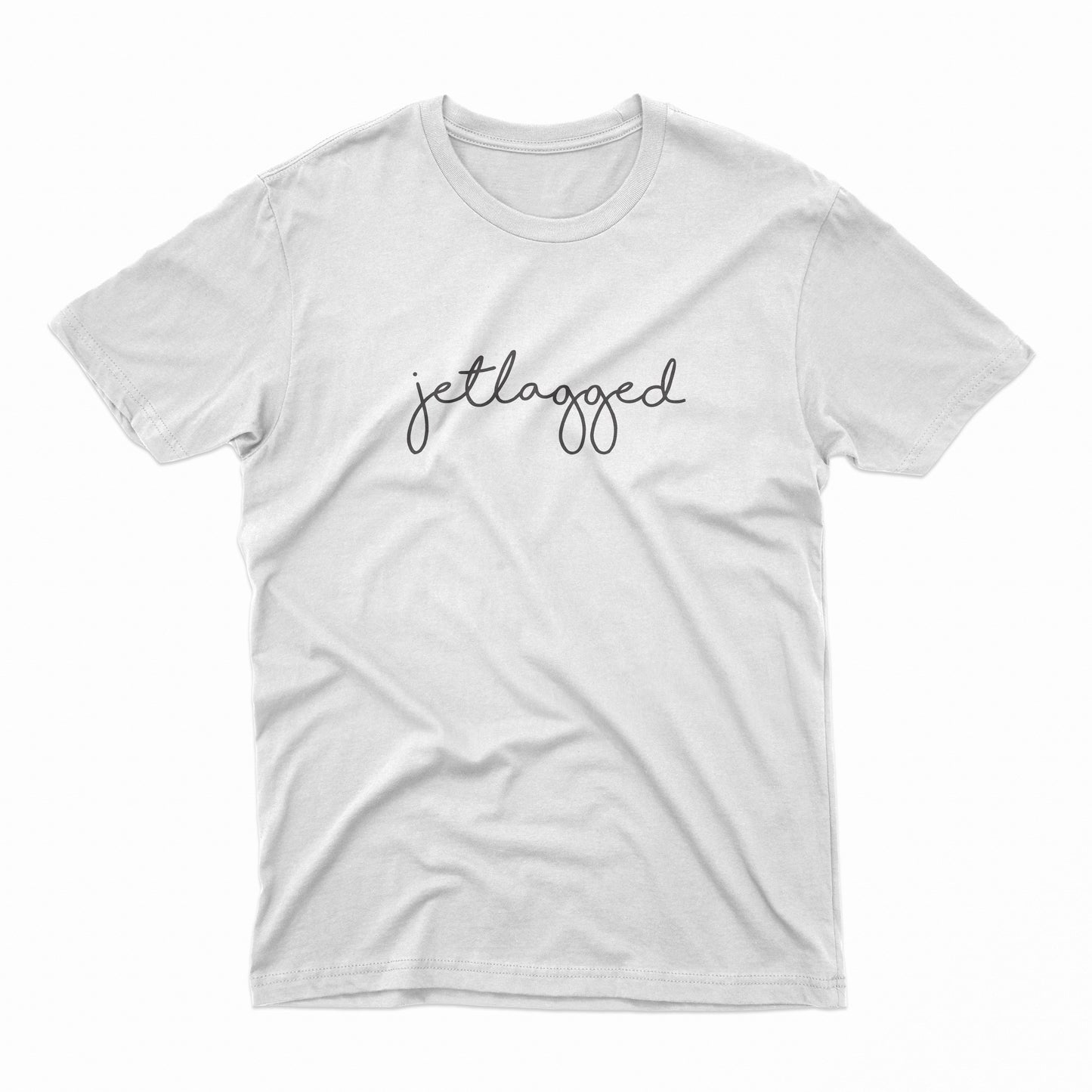 Jetlagged Cursive T-Shirt