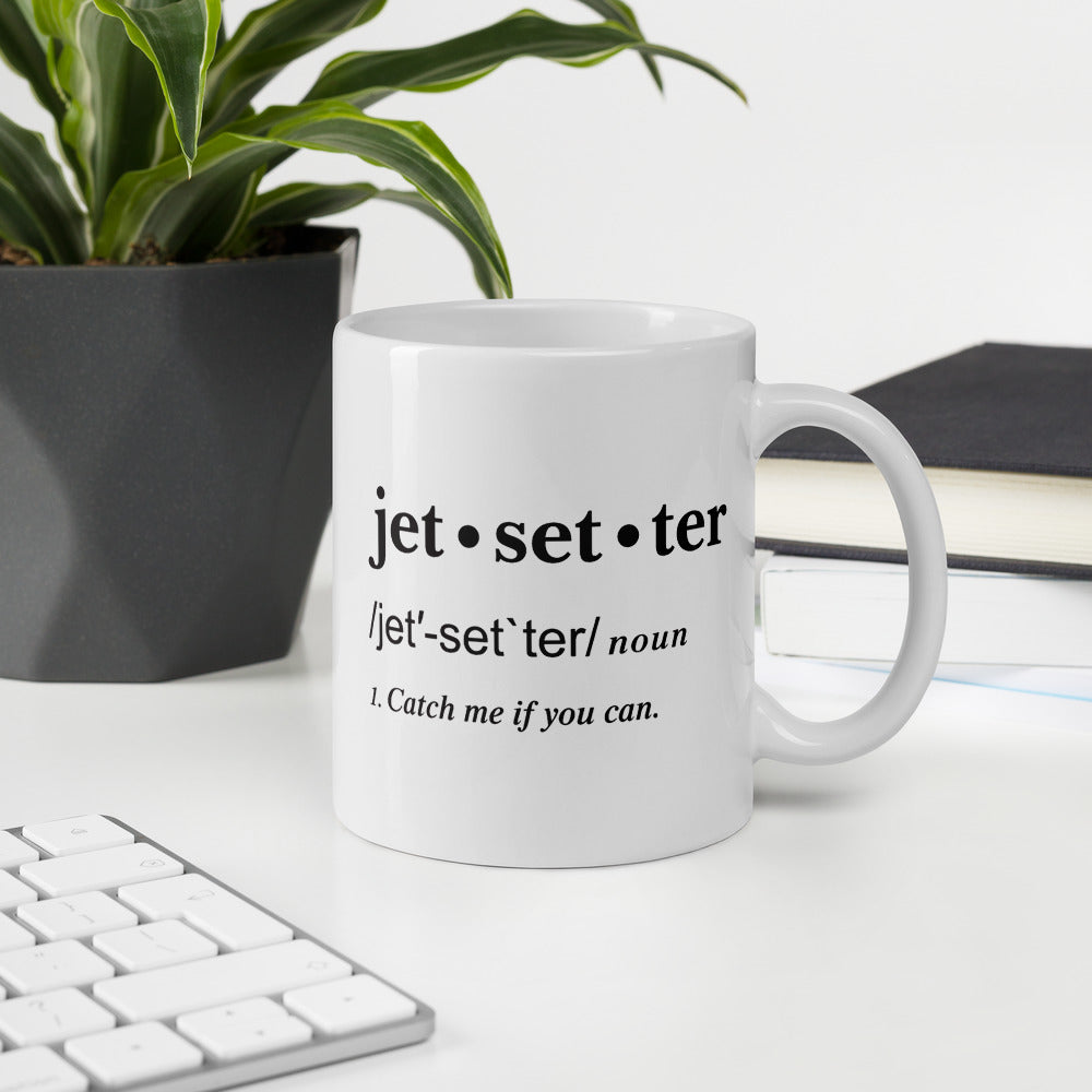 Jetsetter Definition Mug