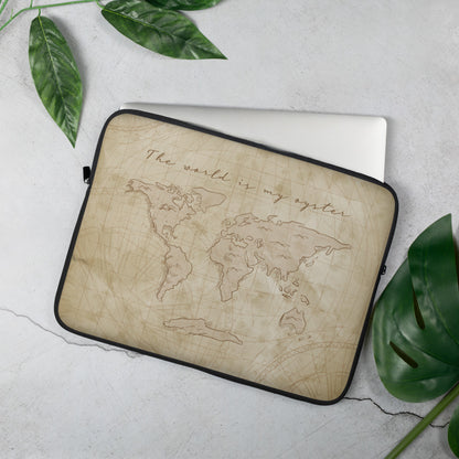 The World Is My Oyster Laptop Sleeve